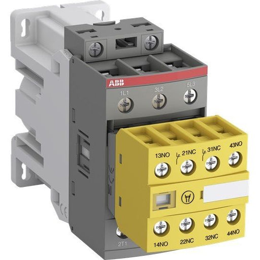 ABB Stotz S&J - Leistungsschütz zum Schalten von Wechselstrom Safetyschütz AFS30Z-30-22-30 3-polig, 2S+2Ö