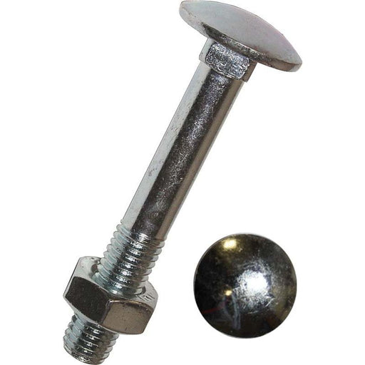Dresselhaus - Maschinenschraube/Bolzen Flachrundschraube 0011/001/01 16x300 galv.verz. DIN603 − 25 Stück