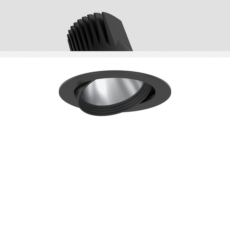 RZB - Downlight/Strahler/Flutlicht LED-Einbaustrahler 911645.003.2.76 927, DALI, schwarz