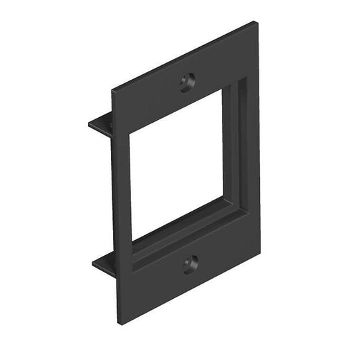 OBO Bettermann - Abdeckplatte für Einbaueinheiten Abdeckplatte T4B P6 9011 1f Modul 45 f. T4B