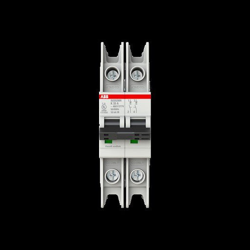 ABB Stotz S&J - Leitungsschutzschalter Sicherungsautomat SU202MR-K35 10kA, 35A, 2P, RTT