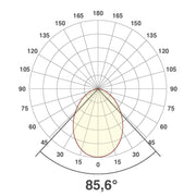 EVN Lichttechnik - Downlight/Strahler/Flutlicht LED Deckeneinbauleuchte L44100127 2700K rund IP44-240V