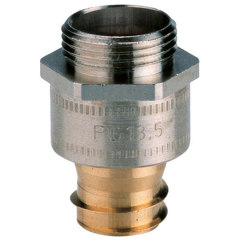 Flexa - Metall-Schutzschlauch-Verschraubung Metallverschraubung LI-M 5010.712.012 AD14/M12x1,5 − 10 Stück