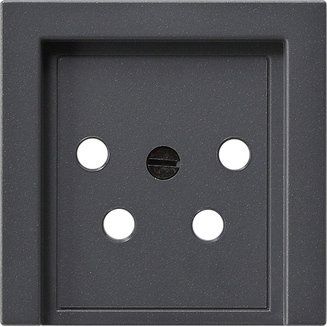 Gira - Einsatz/Abdeckung für Kommunikationstechnik Abdeckung anth 027928 System55