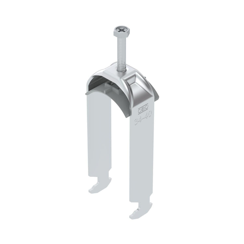 OBO Bettermann - Bügelschelle BS-H2-K-40 ALU 4-40mm − 50 Stück