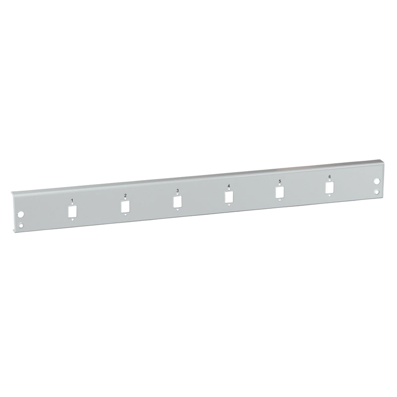 EFB-Elektronik - Frontpanel/Patchpanel leer (Schaltschrank) Frontblende 12x Simplex VSB-FP-12SC-S SC/E2000 grau