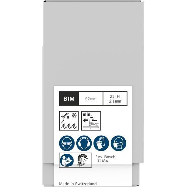 Bosch - Stichsägeblatt PRO Metal medium T121AFC 2608655108 Stichsägeblatt 92 mm − 100 Stück