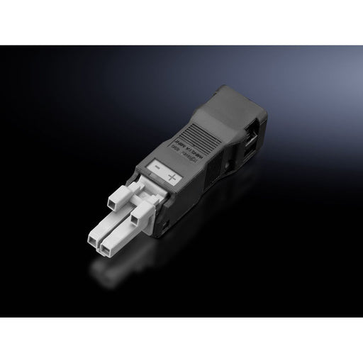 Rittal - Kompaktverteiler für steckbare Gebäudeinstallation Buchse SZ 2500.610 (VE5) 2 polig, 24V DC − 1 Packung