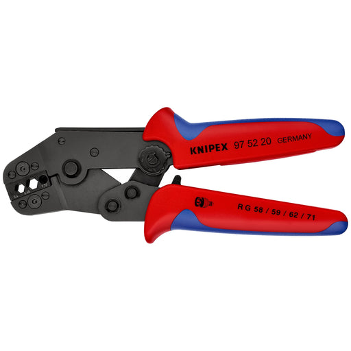 Knipex - Presswerkzeug Kabelschuhe/Verbinder, Aderendhülsen, Schirmanschluss Crimpzange 97 52 20 195mm
