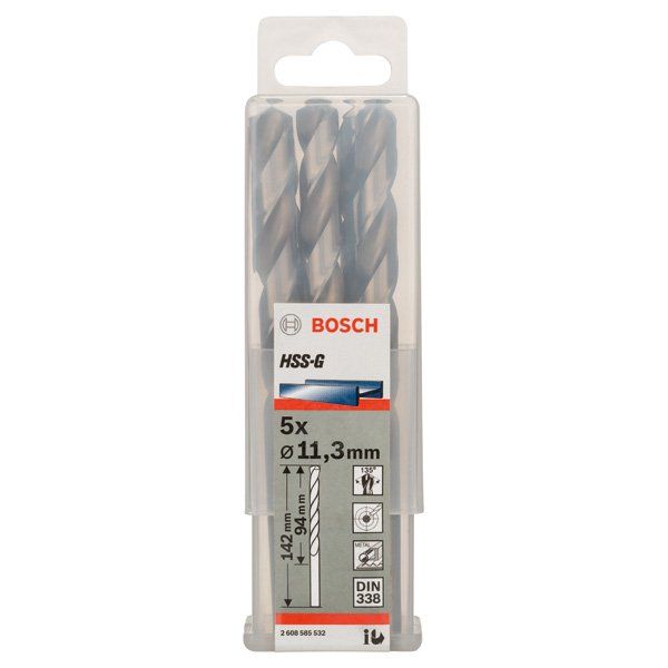 Bosch - Bohrer PRO Metal HSS-G 2608585532 Spiralbohrer 11,3 x