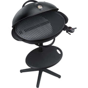 Steba - Grillgerät Barbecue-Säulengrill VG 350 BIG sw/si m.Windschutzhaube