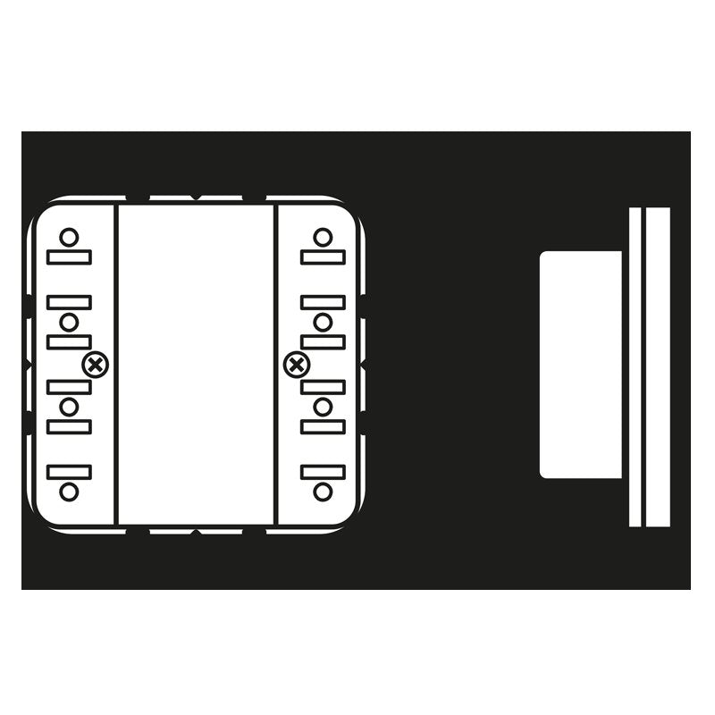 Jung - Taster Tastsensor-Modul 1fach CD 5212 TSM AC/DC24V 1-k. 2Sp