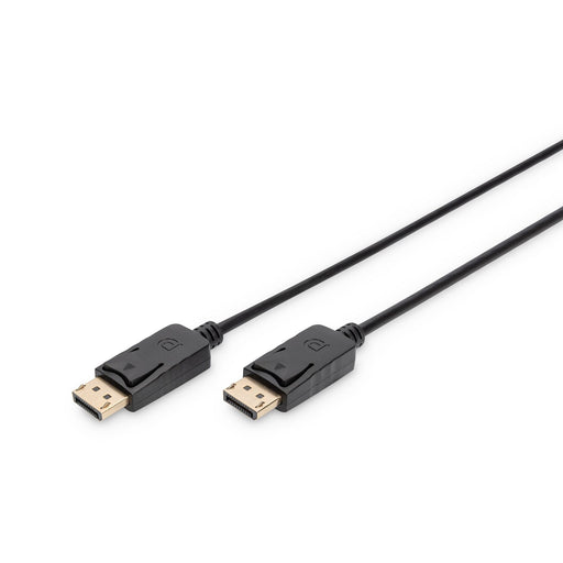 DIGITUS - Konfektioniertes A/V-Kabel DisplayPort Anschlusskabel AK-340100-010-S sw St/St, 1.0m UHD 4K
