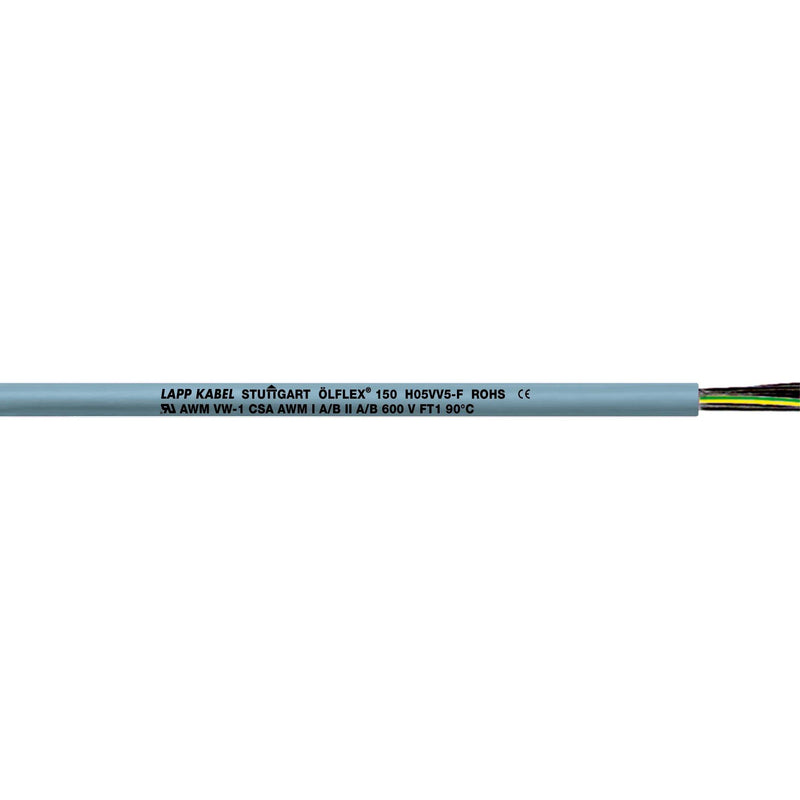 Lapp Kabel&Leitung - Energiekabel < 1 kV, für ortsveränderlichen Einsatz ÖLFLEX 150 5G1 0015205/600 − 600 Meter