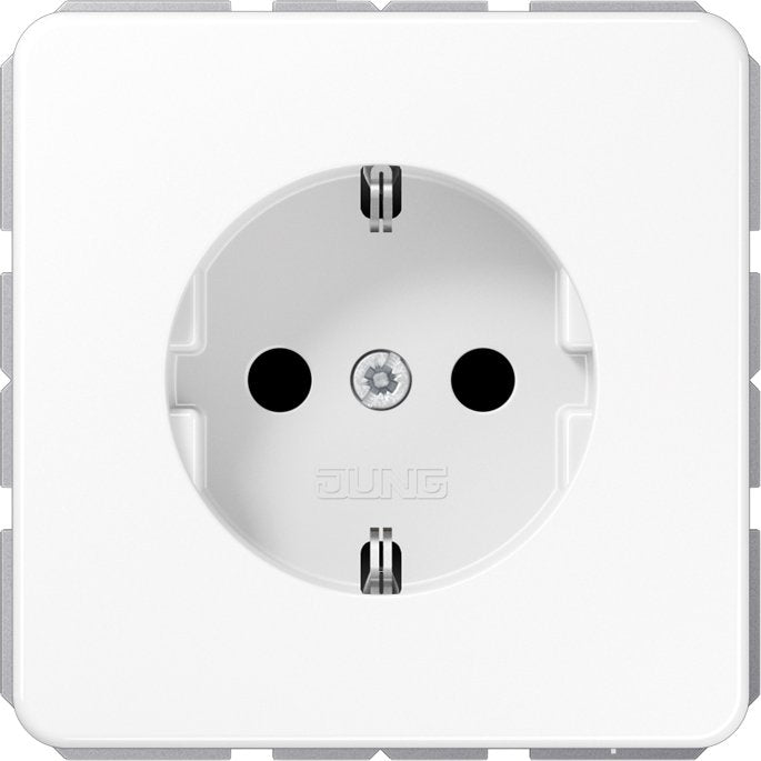 Jung - Steckdose SCHUKO-Steckdose 16A 250V CD 1520 N WW ohne Krallen