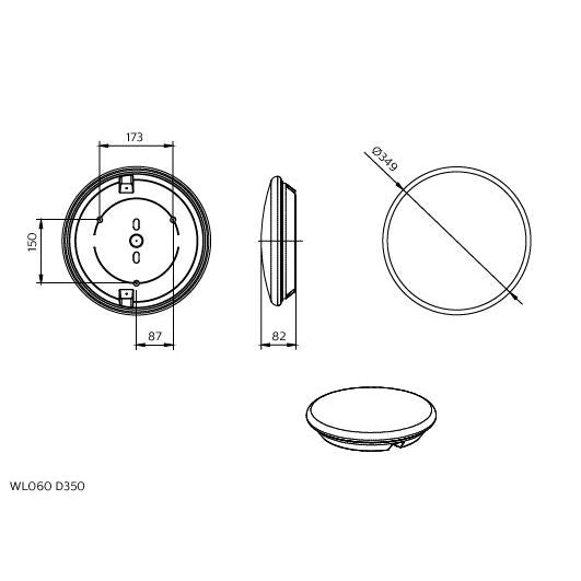 Philips Lighting - Decken-/Wandleuchte LED-Wand- u Deckenleuchte WL060Vgen2 #76752299 ML, MC