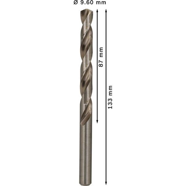 Bosch - Bohrer PRO Metal HSS-G 2608585519 Spiralbohrer 9,6 x