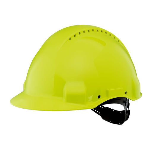 3M - Schutzhelm G3000 UV G30CUV neongrün, belüftet − 20 Stück