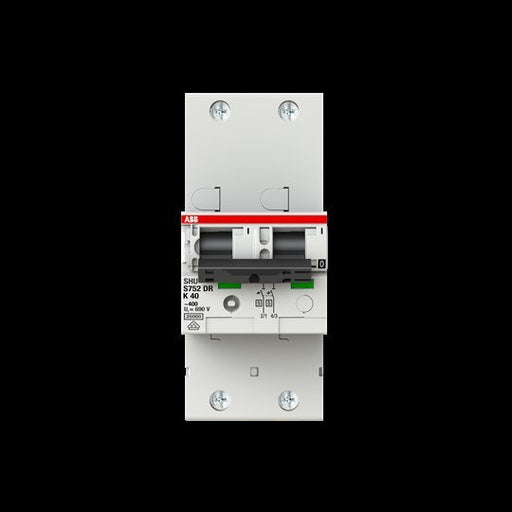 ABB Stotz S&J - Selektiver Hauptleitungsschutzschalter Haupleitungsschutzschalter S752DR-K40 40A K 25kA 2P