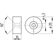 Schmersal - Magnetischer Näherungsschalter Magnetschalter BP 15/2