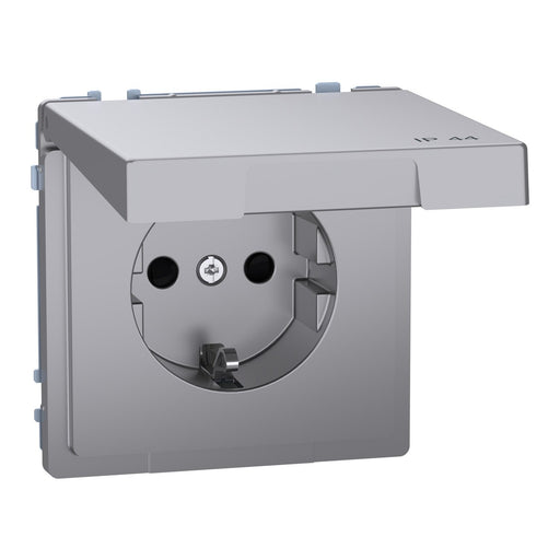 Merten - Steckdose SCHUKO-Steckdose eds MEG2314-6036 mit Klappdeckel