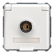 Elso - Steckdose abschließbar 225094 RAL 9010