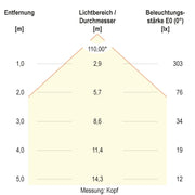 EVN Lichttechnik - Decken-/Wandleuchte LED-Wandleuchte WL54151002 IP54