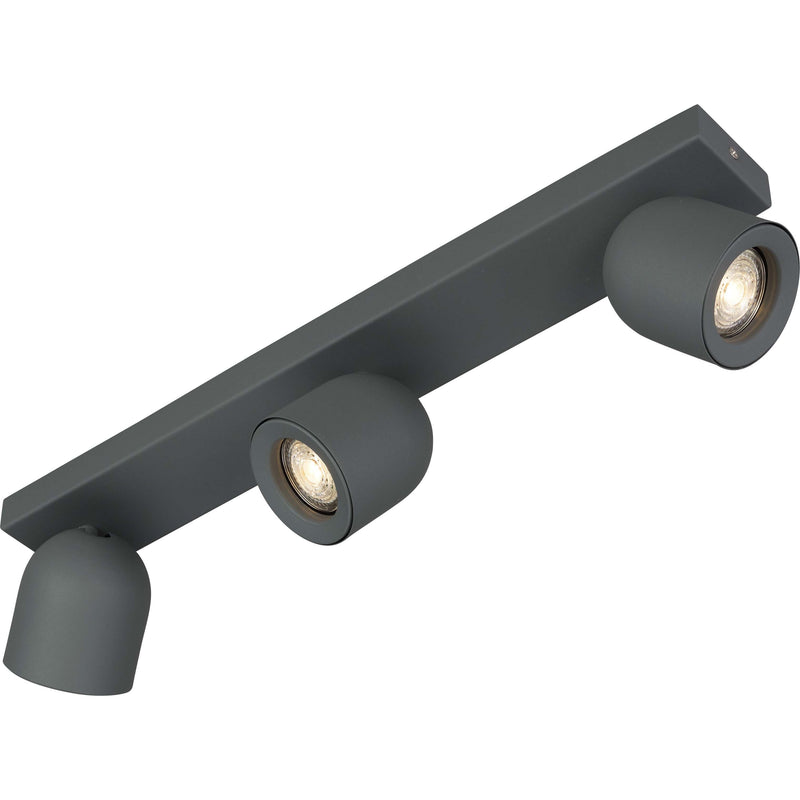 Böhmer - Downlight/Strahler/Flutlicht Deckenstrahler 42003 3xGU10 Struktur grau