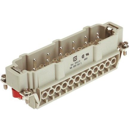 Harting - Kontakteinsatz für Rechtecksteckverbinder Stifteinsatz 09340102601 HAN 10 HVE-STI-S