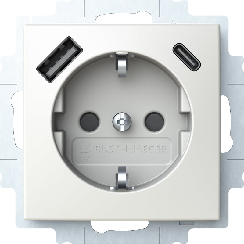 Busch-Jaeger - Steckdose SCHUKO Steckdose 20 EUCB2USBAC-914 USB-A+C
