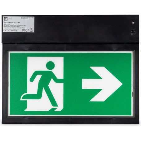 H1 - Sicherheitsleuchte Rettungszeichenleuchte UnlimitedMAT3Hblack
