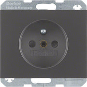 Berker - Steckdose Schutzkontakt 6765757006 BS K.1 anth
