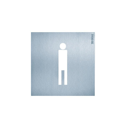 Siedle&Söhne - Kennzeichnungsmaterial Orientierungsschild OSP 0011 154x154mm Herren