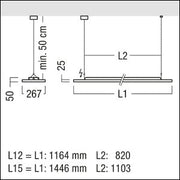 Zumtobel Group - Decken - /Wandleuchte LED - Pendelleuchte LF3 D/I  #42932529 4000K