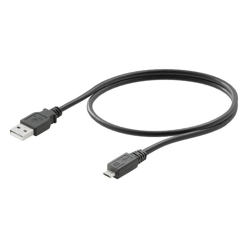 Weidmüller - PC-Kabel USB-Kabel, USB A, PVC, IE-USB-A-MICRO-0.5M schwarz, Länge: 0.5