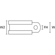 HellermannTyton - Rohrschelle Befestigungs-Clip AFCS10-GS PVC-BK/ML − 10 Stück