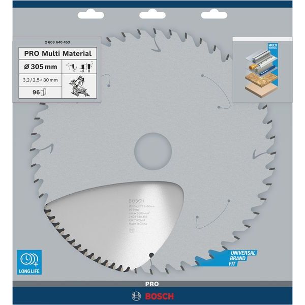 Bosch - Kreissägeblatt PRO Multi Material 2608640453 Kreissägeblatt 305 x