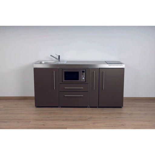 Stengel - Mini-Küche Miniküche Premiumline MPMMM180AKSGKFrBl2Sn Mokka metallic