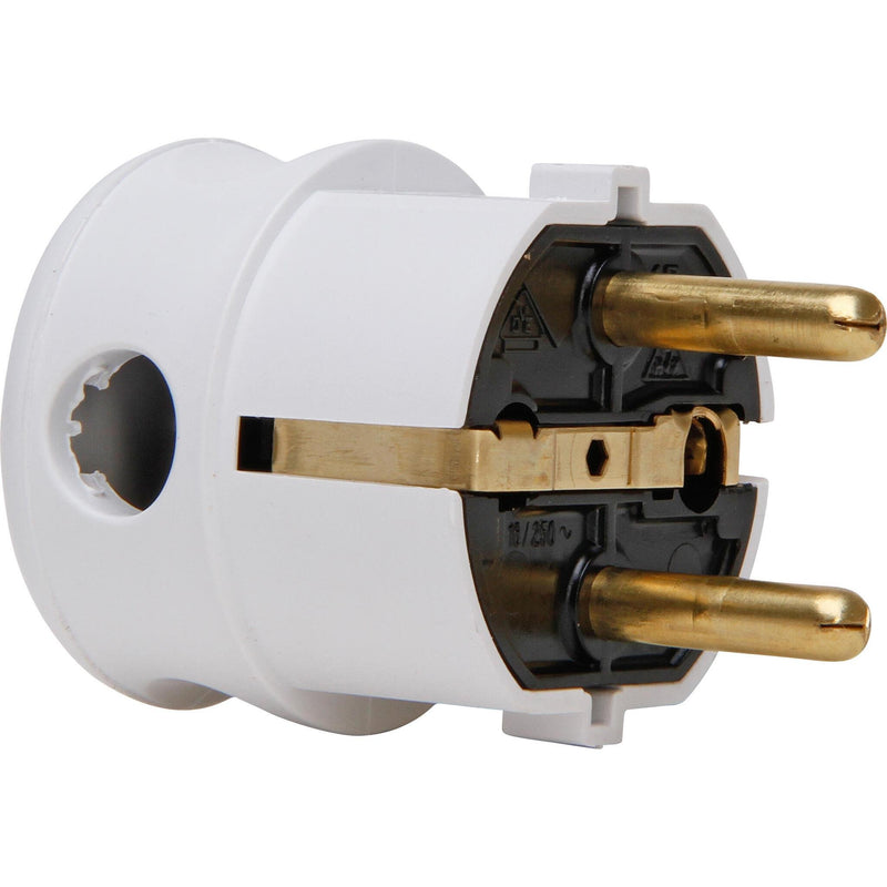 Kopp - Schutzkontaktstecker Stecker ws 178502052 − 50 Stück