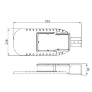 Ledvance - Straßen- und Platzleuchte LED-Mastleuchte ECOAREASPD 90W 840 840