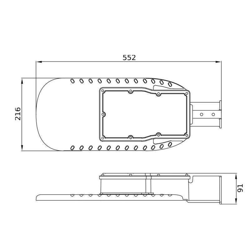 Ledvance - Straßen- und Platzleuchte LED-Mastleuchte ECOAREASPD 90W 840 840