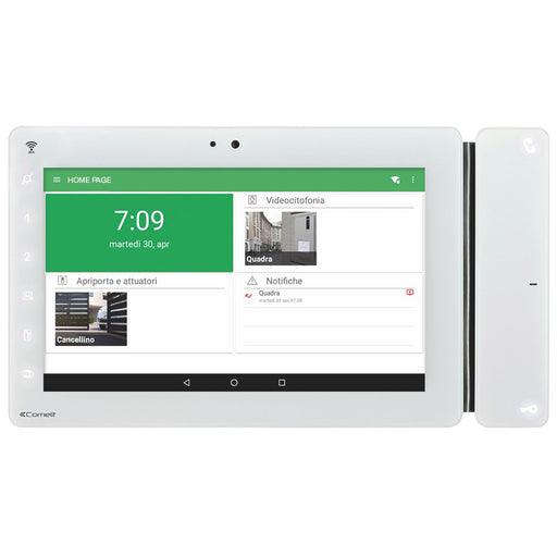 Comelit - Innenstation für Türkommunikation Innenstation Video 6813W Maxi Android 7 Zoll