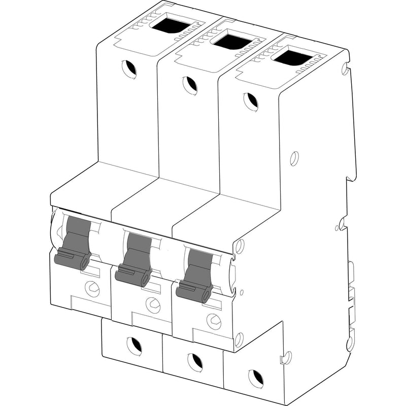 ABN - Selektiver Hauptleitungsschutzschalter SHU-Schalter XHA340-5 3-polig/40A