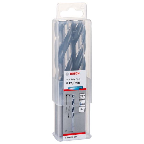 Bosch - Bohrer Metallspiralbohrer HSS 2608577297 PointTeQ DIN 338