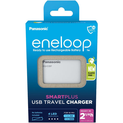 Hückmann - Universal-Ladegerät Ladegerät BQ-CC87 eneloop BQ-CC87USB unbestückt