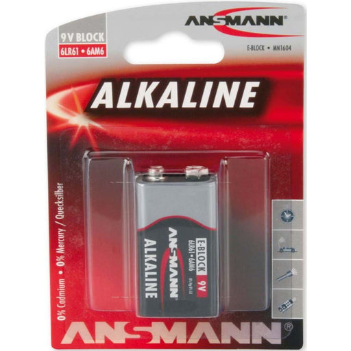 Ansmann - Batterie 9V Block 1515-0000 Bli Red Alkaline