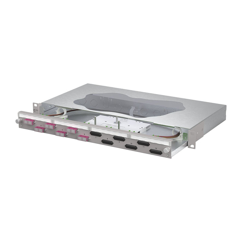 Metz Connect - Patchpanel LWL Patchfeld splice 150467BB06-F 6xSC-D OM4