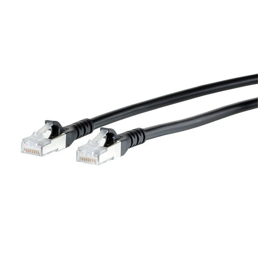 Metz Connect - Patchkabel Kupfer Patchkabel S/FTP 1308451000-E sw 1,0m Cat.6A