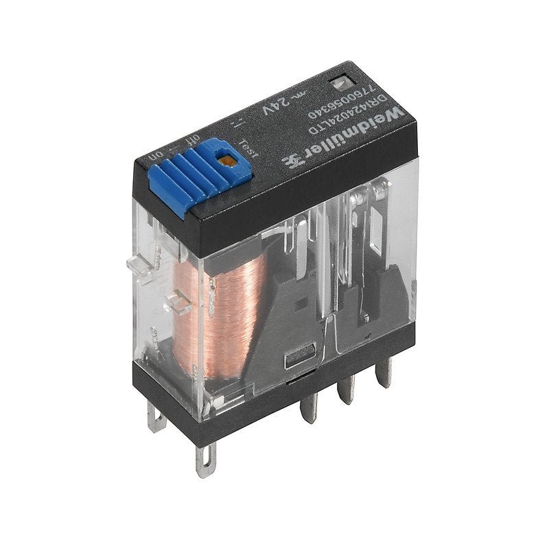 Weidmüller - Schaltrelais Miniatur-Industrierelais DRI424110LTD 110VDC 2Wechsler − 20 Stück