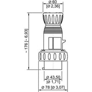 Stahl - Explosionsgeschützter CEE-Stecker/-Kupplung (IEC 60309) Stecker 16 A hellgrau 3h 8570/12-303-S#272895